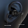 Miniatyrbillede 2 af 5: Clip-On Øre Bluetooth 5.3 Headset Støjreducerende Trådløse Hovedtelefoner Sort