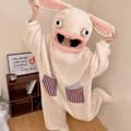 Rolig Stora Munnen Monster Onesie Korallfleece Hemmakläder Sovkläder Vinter Halloween Juldräkt 8 S
