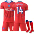 2025-2026 Paris Saint Germain Bortetrøye Barn Voksen Drakt Nr. 14 Doue(F828) 20