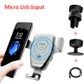Pikkukuva 1 / 5: Auton langaton laturi, autoteline, puhelinteline iPhone 15 14 13 12 Samsung S22 S21 Xiaomi induktiolatausasema