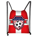 Fodboldklub-logo snøre-rygsæk, Sportshold-logo gymnastikpose, Letvægts snørepose 32×38cm*35* 35