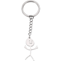 Miniatyrbillede 1 af 6: Sjov Smiley Ansigtsfigur Tegnsprog Nøglering Finger Sti, ZQKLA{f2}
