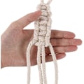 Miniatyrbillede 5 af 5: mm Macramé snor, 50 meter tykt bomulds macramé reb (Beige){F2]