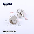 Miniatyrbillede 10 af 10: Glashylde beslag holder lys badeværelse træ fiskemund clips 5-12MM tyk zinklegering fast glasklips{f898}