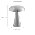 Miniatyrbilde 3 av 4: Sopplampe LED Bar Bordlampe Lys Luksus Hotell Kafé Utendørs Bordlampe Nattbordslampe USB-Lading Nattlys Bronse{HH}