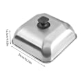 Miniatyrbilde 2 av 4: Rund Hamburgerlokk Grilldeksel i Rustfritt Stål{F2]