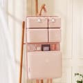 Miniatyrbild 2 av 2: 7-i-1 Resepackkuber - Resväska Organizer Set för Kläder och Underkläder - Bärbara Förvaringsväskor för Resor Rosa