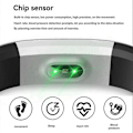 Pikkukuva 5 / 5: Bluetooth Sport Smart -ranneke, vedenkestävä, sykemittaus, askelmittari, urheilu, kuntoilu, aktiivisuus Black