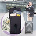 Miniatyrbilde 2 av 5: Reiseveske med RFID-blokkering, reisehalsveske pass{EE}