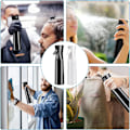 Miniatyrbild 5 av 5: 2 st Tomma Plastsprayflaskor för Hårvatten 300ml Kontinuerlig Vattendimma Tom Sprayflaska, Multifunktionell Fin Vattendimsprayflaska{F2}