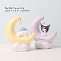 Miniatyrbillede 5 af 5: Sanrio Måne LED Lampe Anime Kuromi Cinnamonroll Kawaii Tilbehør Ornament Skønhed Soveværelse Natlys Sengebord Indretning[f2] Cinnamoroll with box
