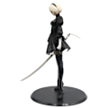 Pikkukuva 4 / 5: Anime NieR 2b YoRHa Nainen Phicen Action PVC-hahmo Musta