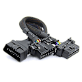 Miniatyrbillede 2 af 5: 2 i 1 OBD2 Forlængerkabel OBDII Han til 2 Hun Splitter Bil Computer Tilslutning Konverteringsstik{F2]