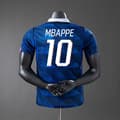 VM Spelarversion Fotbollströja Andningsbar Fotbollströja Matchuniform Supporterkit*M*26 Frankrike Hemmamatch [Mbappe Nr. 10] Spelarversion 26  [Mbappe No. 10] M