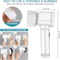 Miniatyrbillede 5 af 6: Elektrisk Spin Scrubber Elektrisk Rengøringsbørste Trådløs Power Scrubber med 5 Udskiftelige Børstehoveder Håndholdt Power Bruse Scrubber