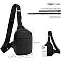 Miniatyrbild 3 av 6: Mini Sling Bag - Liten Vattentät Crossbody Väska för Män och Kvinnor, Casual Telefonväska för Vandring{F2}