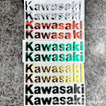 Miniatyrbillede 2 af 10: Anvendelig til Kawasaki Qimo pedal motorcykel 3D tredimensionel blød lim bogstav sticker brændstoftank karosseri personliggjort engelsk sticker{f709}