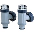 Intex 2-pack ovanmarkventil med kolv, packningar och muttrar{f2}