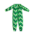 Miniatyrbilde 2 av 5: Minecraft Unisex Barne Onesie Grønn Pixel Creeper (140cm)