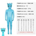Halloween sceneoptræden bodysuit - Sprunki Incredibox cosplay-kostume Blue 150