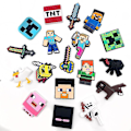 Pikkukuva 5 / 5: 18 kpl Minecraft Skoberlocker, Croc Clog -kenkien koristelu lapsille aikuisille{HH}