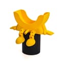 3D-printet smiley-svampeholder, kreativ køkkenvask-caddy til tørring og opbevaring Gold Sponge not included