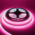 220v Cob Led Strip Lys 5m-50m, Supersterk 240 Leds, Fleksibel Teip, Ra90 Pink 50m