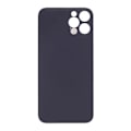 Miniatyrbillede 3 af 5: Batterihus dæksel til iPhone 12 Pro reparationsdel (Kameraringhul standardversion) Sort{f2} Black iPhone 12 Pro 6.1 inch