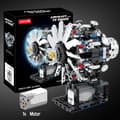 Flymotor Mekanisk Model Byggesæt – USB-drevet Samlingsmodel aero engine