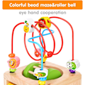 Miniatyrbilde 3 av 5: 6 i 1 Aktivitetskuber for Babyer, Leker i Tre for Småbarn