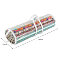 Miniatyrbilde 2 av 5: Oppbevaringspose for gavepapir, jul, bursdag, svart{F2}