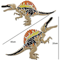 Miniatyrbillede 1 af 3: Spinosaurus Dinosaur Børns Lille Partikel Samlet Byggeklodselegetøj