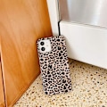 Pikkukuva 5 / 5: Leopardi Gepardi -kuvioinen puhelinkotelo iPhone 12 ja 12 Pro -puhelimille, tyttömäinen muotoilu, pehmeä joustava suojaava ylellinen kumigeelikuori (iPhone 12/12 Pro){HH}