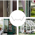Miniatyrbilde 5 av 5: REMAKE 100 stk. Drivhusklips for glass, rustfritt stål, drivhusvindusfester, klips for drivhusglass {f2}
