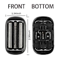 Miniatyrbillede 2 af 5: 2-pak Series 5/6 53B Udskiftningsfolie til Elektrisk Barbermaskine 5020Cs 5018S 5035S 5049Cs 5050Cs 6020S 6040Cs{F2}