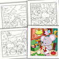 Miniatyrbild 5 av 8: Comfy Days Målarbok, Uppgraderad Deluxe Edition, 44 Sidor, Tjockt Papper, 19.99/19.99cm Unikt Omslag