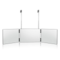 Miniatyrbilde 2 av 8: UNIQ 360-foldbart sminkespeil med oppheng - 3-foldbart hengespeil{F2]