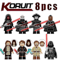Miniatyrbillede 1 af 5: Star Wars serie figurer Anakin Skywalker Darth Maul Obi-Wan minifigurer samlede mini byggeklodser aktivitetsfigurer legetøj - Perfekt{F2}