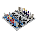 Miniatyrbilde 5 av 5: Sjakk i tre, barnegaver, tegneserie-sjakkleker{f40}