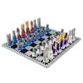 Miniatyrbilde 3 av 5: Sjakk i tre, barnegaver, tegneserie-sjakkleker{f40}