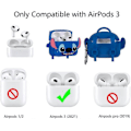 Pikkukuva 2 / 2: Suunniteltu sopimaan Airpods 3. sukupolvelle 2021, Silikoninen Sarjakuva Söpö Kotelo Suojaava Iskunkestävä Kuori Airpods 3 Stitch Laukkuille{F2] Stitch Bags standard