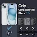 Miniatyrbillede 2 af 5: Silikoneetui til iPhone 13 (6,1 tommer), Allround-beskyttende mobiltelefonetui med silkeblødt touch, stødsikkert etui med mikrofiberforing (sort)