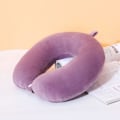 Miniatyrbilde 2 av 5: Første sett lilla memory foam nakkepute, U-formet pute for bil
