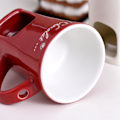 Miniatyrbild 3 av 8: Chokladfondue Set, Keramisk Smältgryta med Värmeljus, Multifunktionell 11x8.8x12cm Red