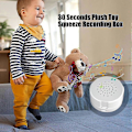 Miniatyrbild 5 av 5: Röstinspelare för Teddybjörnar Tryckbar Inspelningsbar Röstlåda Inspelningsmodul 30 Sekunders Inspelare för Plyschdjur Plyschleksak Kudde{f2} white (Pack of 1)