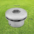 Miniatyrbillede 2 af 5: Universelt trimmerhoved, 4-linjers trimmerhoved, aluminiumstrimmerhoved, trimtilbehør til plæneklipper, 72 x 44,5 mm.{F2}