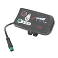 Elektrisk Cykel LED Strömdisplaypanel Elektrisk Cykel Modifiering Displaymätare med Vattentät 5P Hankontakt för 22,2 mm Styre 24V(f434)