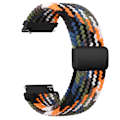 Miniatyrbillede 1 af 5: 20 mm flettet Solo Loop til Garmin Vivoactive 5/3/3 Music Armbånd til Garmin VivoMove3/Trend/Sport Venu SQ/SQ2/2plus Rem Denim Denim 20mm