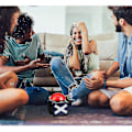 Miniatyrbillede 4 af 5: 4 stk. Game Buzzer, Game Buzzer Alarm Lyd Afspilningsknap med Nem Trivia Quiz Got Talent Buzzer Spil{f78}