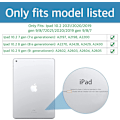 Pikkukuva 3 / 3: iPad 10.2 tuuman kotelo, taitettava, musta